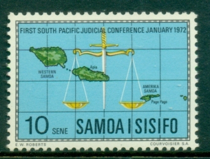 Samoa-1972-The-1st-South-Pacific-Judicial-Conference-MUH