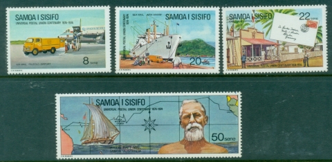Samoa-1974-The-100th-Anniversary-of-U.P.U.-MUH