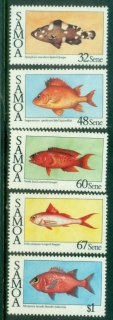Samoa-1986-Marine-Life-Fish-MUH
