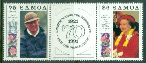 Samoa-1991-QEII-Prince-Phillip-Birthdays-MUH_1