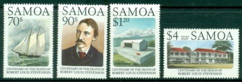 Samoa-1994-Robert-Louis-Stevenson-Death-Centenary-MUH
