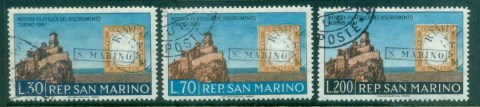 San-Marino-1961-Stamp-Exhibition