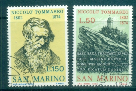 San-Marino-1974-Niccolo-Tommasevi