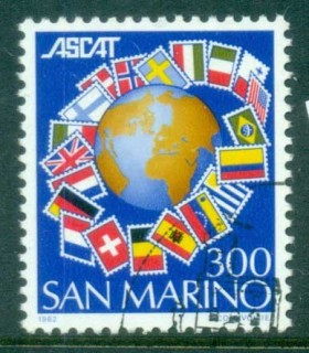 San-Marino-1982-ASCAT-Member-Flags-CTO