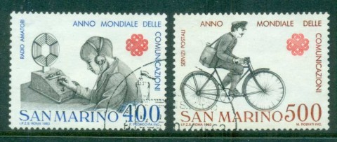 San-Marino-1983-World-Communication-Year-CTO