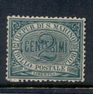 San-Marino-1877-99-Numeral-2c-green-MLH