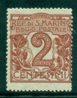 San-Marino-1921-2c-Numeral-MLH-lot40275