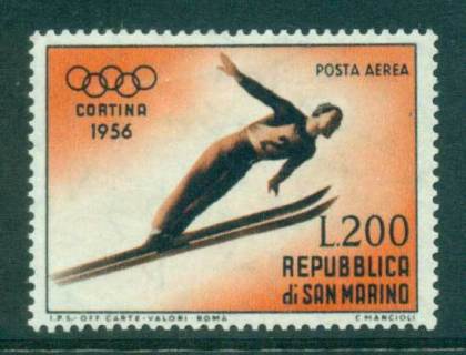 San-Marino-1955-Ski-Jumper-MLH-lot40312