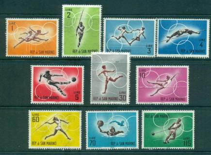 San-Marino-1963-Sports-MLH-lot40099