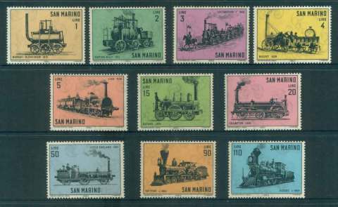 San-Marino-1964-Trains-MUH-lot52000