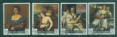 San-Marino-1966-Paintings-by-Titian-CTO