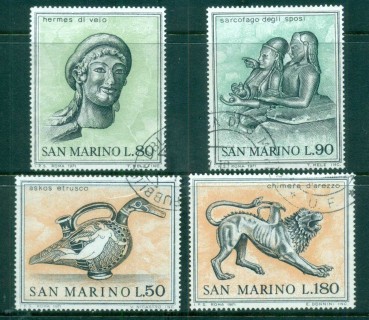 San-Marino-1971-Etruscan-Art-CTO