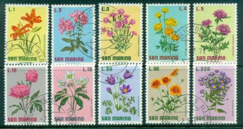 San-Marino-1971-Flowers-CTO