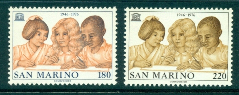 San-Marino-1976-UNESCO-MUH-lot40178