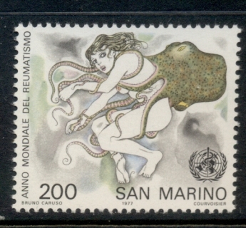 San-Marino-1977-World-Rheumatism-Year-MUH