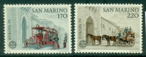 San-Marino-1979-EUROPA-Stamps-Post-Telecommunications-MUH