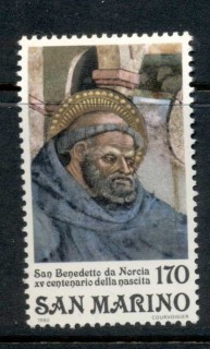 San-Marino-1980-St-benedict-of-Nursia-MLH