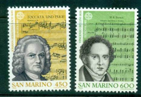 San-Marino-1985-Europa-Composers-Music-MUH-lot40253