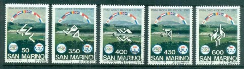 San-Marino-1985-Olympiad-of-the-Small-States-CTO