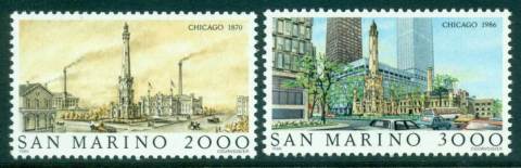 San-Marino-1986-AMERIPEX-Chicago-MUH-lot40266