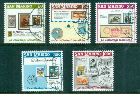 San-Marino-1988-Promote-Stamp-Collecting-CTO