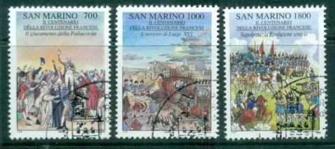 San-Marino-1989-French-Revolution-Bicentenary-CTO