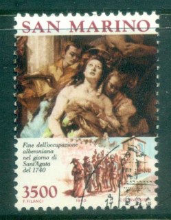 San-Marino-1990-Liberation-from-Cardinal-Alberoni-CTO