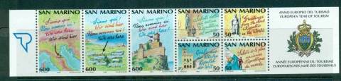 San-Marino-1990-Tourism-year-Booklet-pane-MUH-lot58761