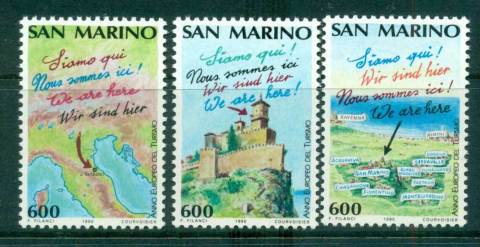 San-Marino-1990-Tourism-year-MUH-lot58762