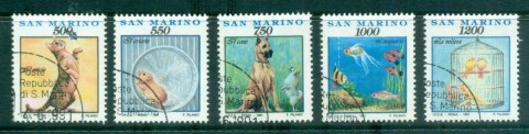 San-Marino-1991-Fauna-CTO