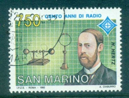 San-Marino-1991-Radio-Centenary