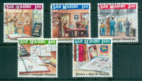 San-Marino-1991-Stamp-Collecting-CTO