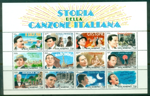 San-Marino-1996-History-of-Italian-Songs-MS-MUH