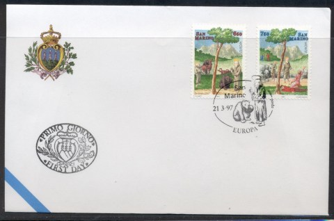 San-Marino-1997-Europa-Myths-legends-FDC