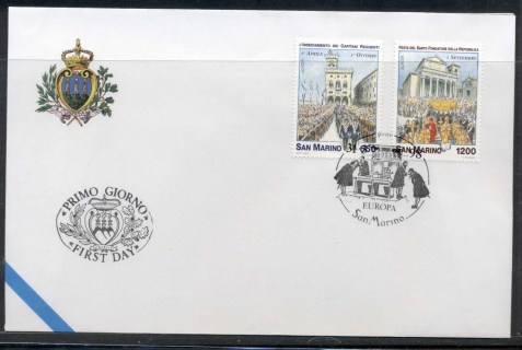 San-Marino-1998-Europa-Holidays-Festivals-FDC