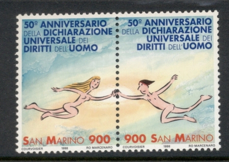 San-Marino-1998-Universal-declaration-of-Human-Rights-MUH