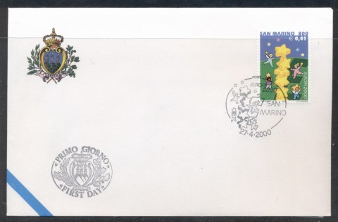 San-Marino-2000-Europa-Field-of-Stars-FDC