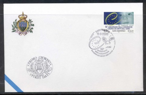 San-Marino-2000-European-Convention-on-Human-Rights-FDC