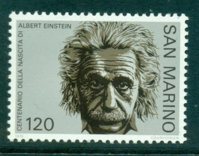 San-Marino-1979-Albert-Einstein-MUH-lot40199