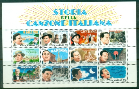 San-Marino-1996-History-of-Italian-Songs-MS-MUH