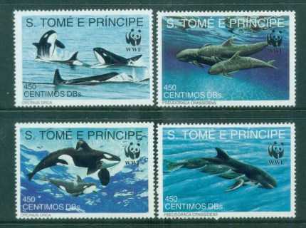 Sao-Tome-et-Principe-1992 WWF Killer Whales