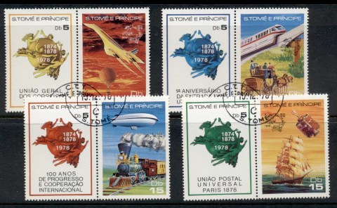 Sao-Tome-et-Principe-1978-UPU-centenary-Transport-CTO_1