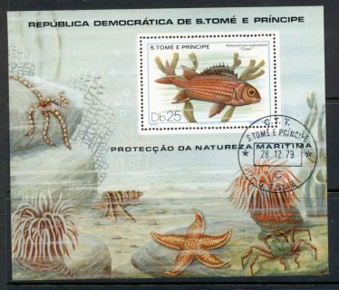 Sao-Tome-et-Principe-1979-Fish-MS-CTO