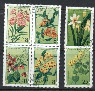 Sao-Tome-et-Principe-1979-Flowers-CTO