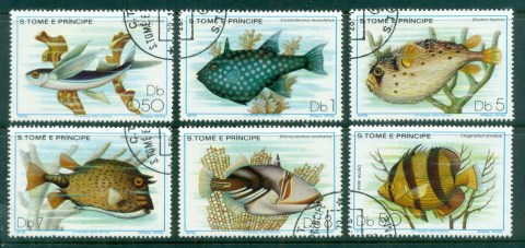 Sao-Tome-et-Principe-1979-Marine-Fish-CTO