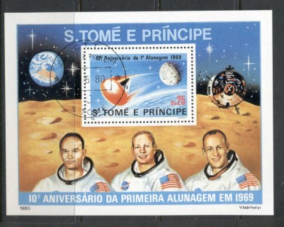 Sao-Tome-et-Principe-1980-Moon-Landing-10th-Anniversary-MS-CTO