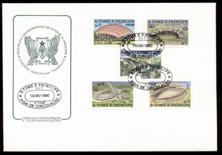 Sao-Tome-et-Principe-1980-Olympic-Venues-FDC