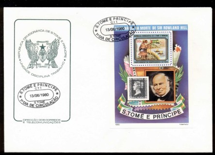 Sao-Tome-et-Principe-1980-Rowland-Hill-MS-FDC