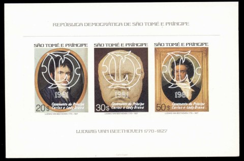 Sao-Tome-et-Principe-1981-Royal-Wedding-Charles-Diana-on-Beethoven-die-proof-on-card