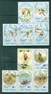 Sao-Tome-et-Principe-1983-Summer-Winter-Olympics-blks-labels-2x-CTO